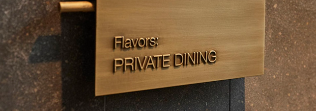 Minimalist Etched Brass Plaque for Personal or Business Identity