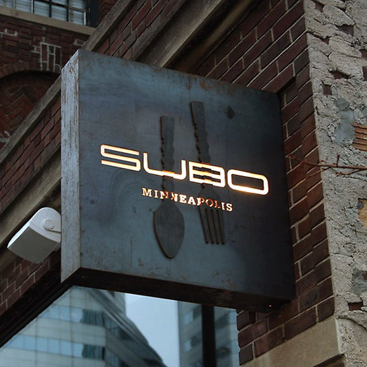 Street Signage | Weatherproof Metal — Urban Minimalist Illuminated Sign