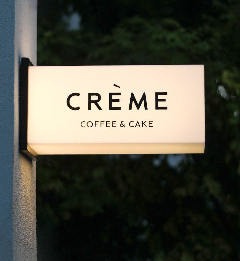 Commercial Lighted Sign | Acrylic – Clean Modern Design