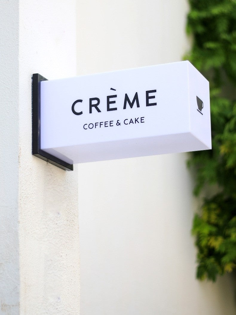 Commercial Lighted Sign | Acrylic – Clean Modern Design