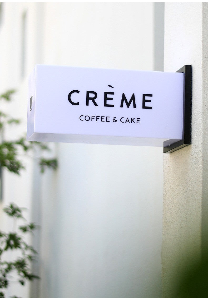 Commercial Lighted Sign | Acrylic – Clean Modern Design