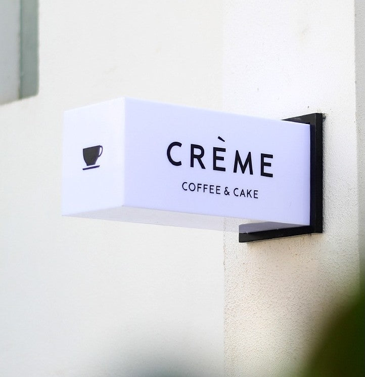 Commercial Lighted Sign | Acrylic – Clean Modern Design