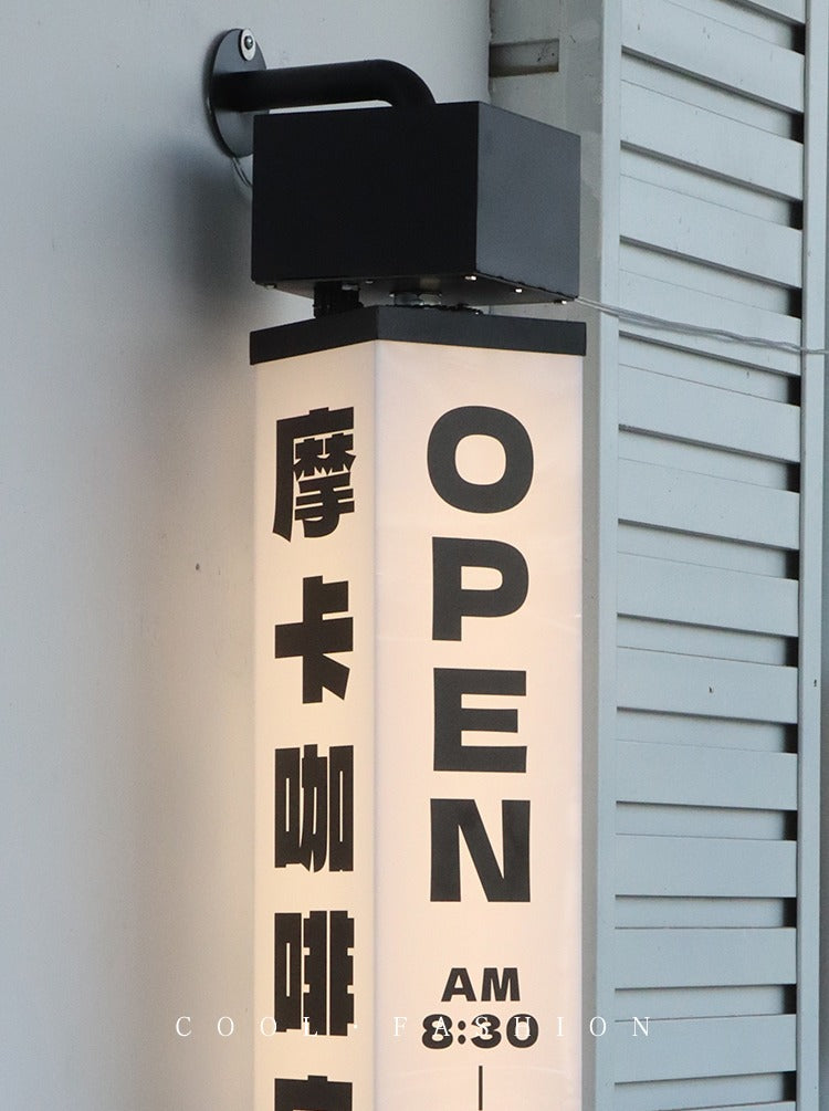 Storefront Branding | Acrylic Display – Backlit Bold Typography