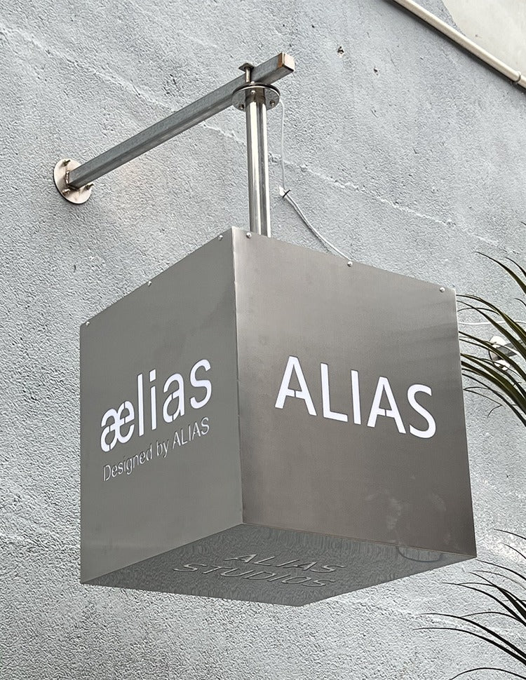 Outdoor Signage | 304 Stainless — Modern Architectural Light Box