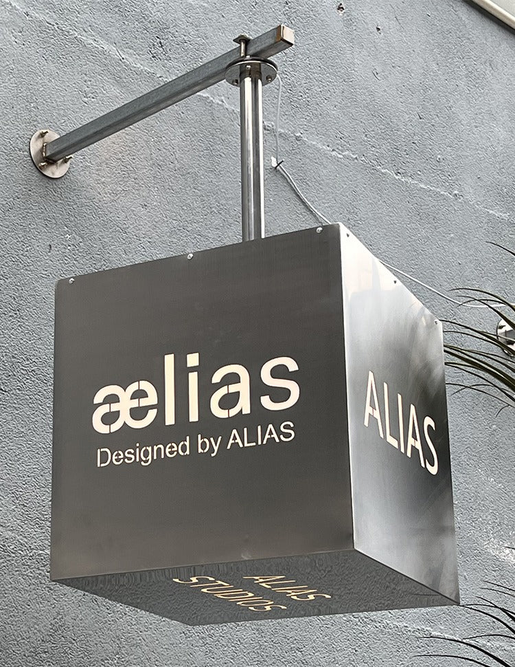 Outdoor Signage | 304 Stainless — Modern Architectural Light Box