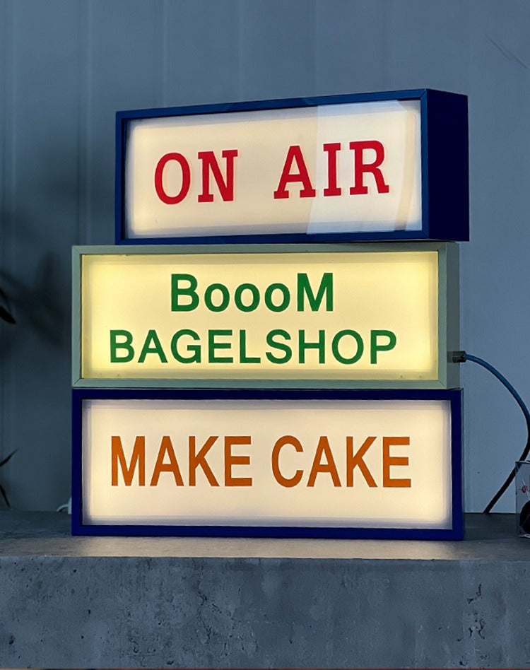 Creative Signbox | Acrylic Panel – LED Backlit Playful Modern Style
