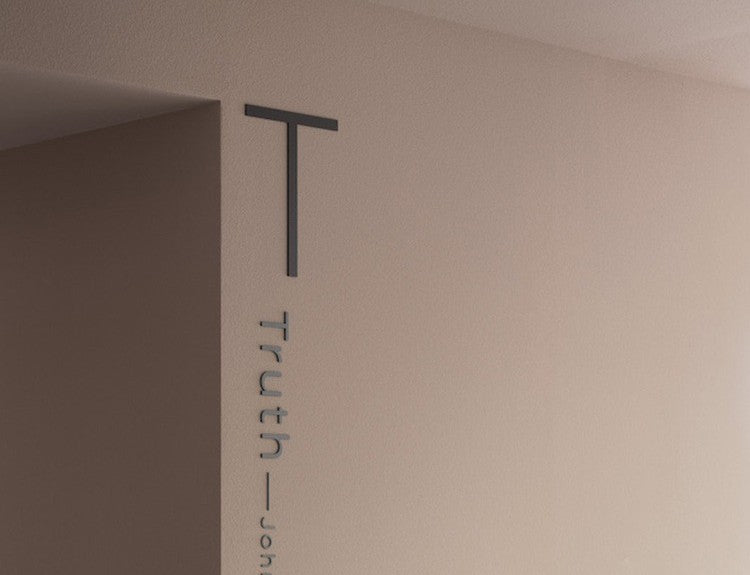 Storefront Sign | Iron – Industrial Finish