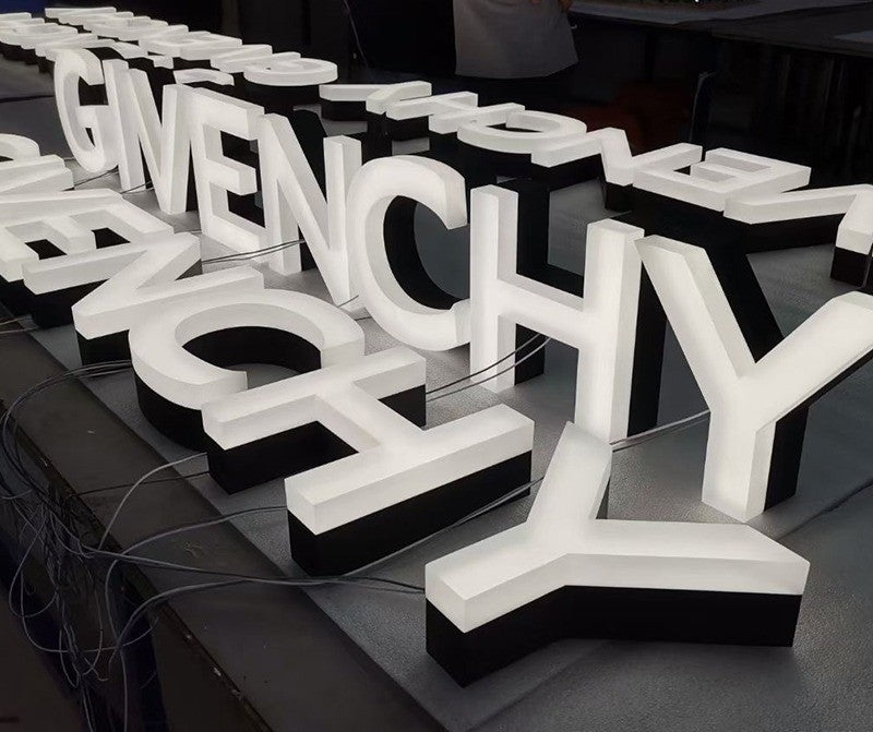 Custom 3D Letters | Acrylic & Stainless Steel – Sandblasted Matte Style