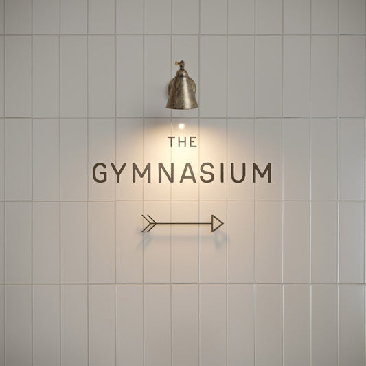 Storefront Sign | Iron – Industrial Finish