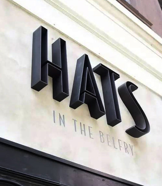 Indoor Signage | Stainless Steel – Titanium Brushed Finish