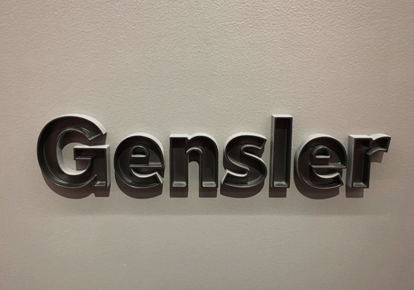 Indoor Signage | Stainless Steel – Titanium Brushed Finish