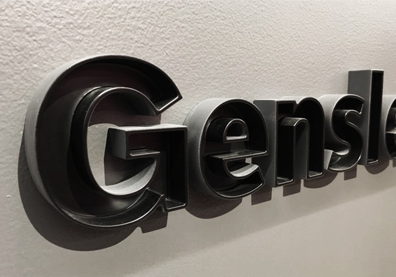 Indoor Signage | Stainless Steel – Titanium Brushed Finish