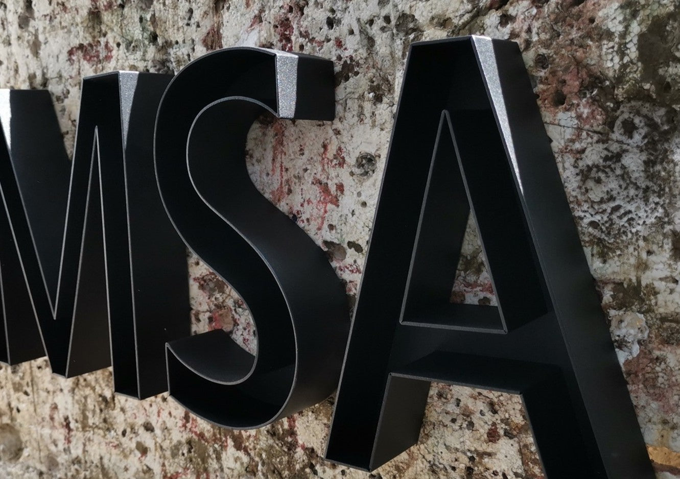 Indoor Signage | Stainless Steel – Titanium Brushed Finish