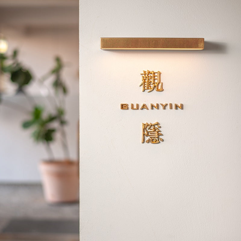 Office Wall Letters | Brass Material – Shiny Finish