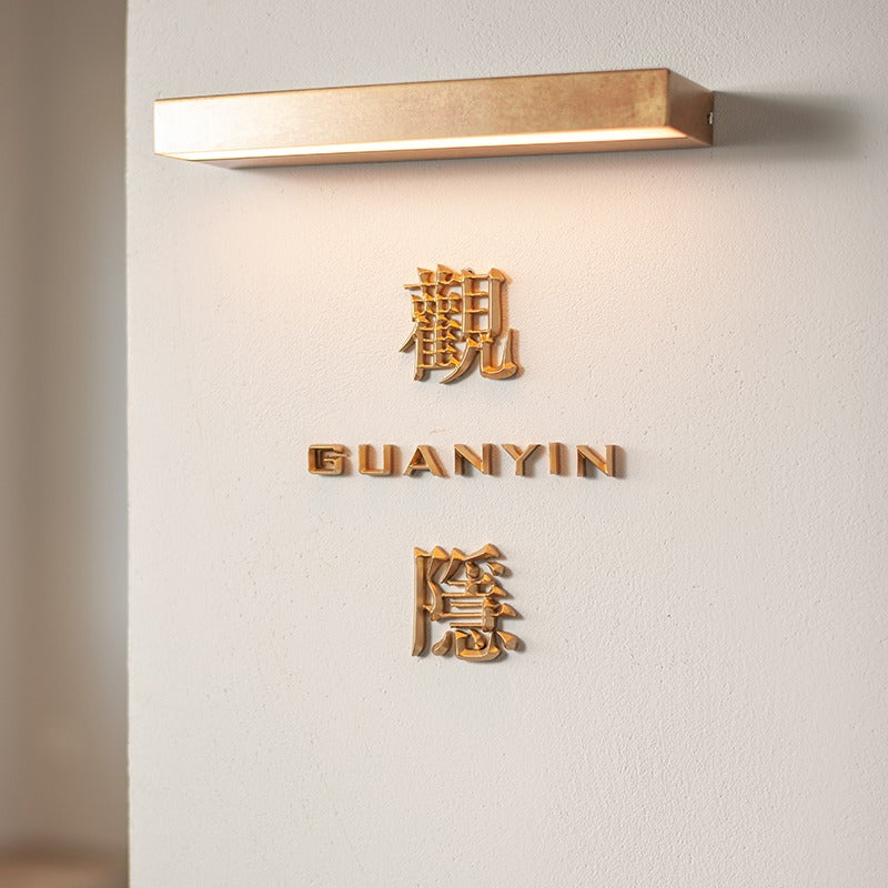 Office Wall Letters | Brass Material – Shiny Finish