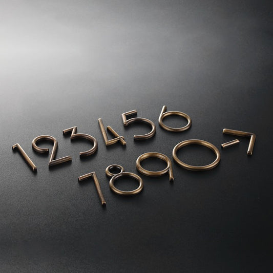 Custom Brass Numbers | Indoor & Outdoor – Elegant Finish