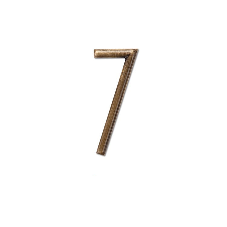 Custom Brass Numbers | Indoor & Outdoor – Elegant Finish