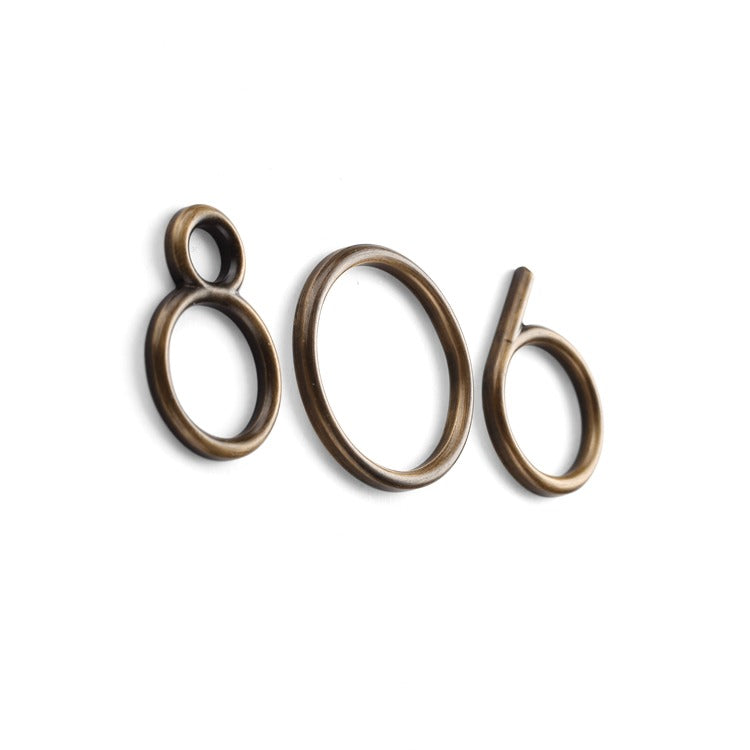 Custom Brass Numbers | Indoor & Outdoor – Elegant Finish