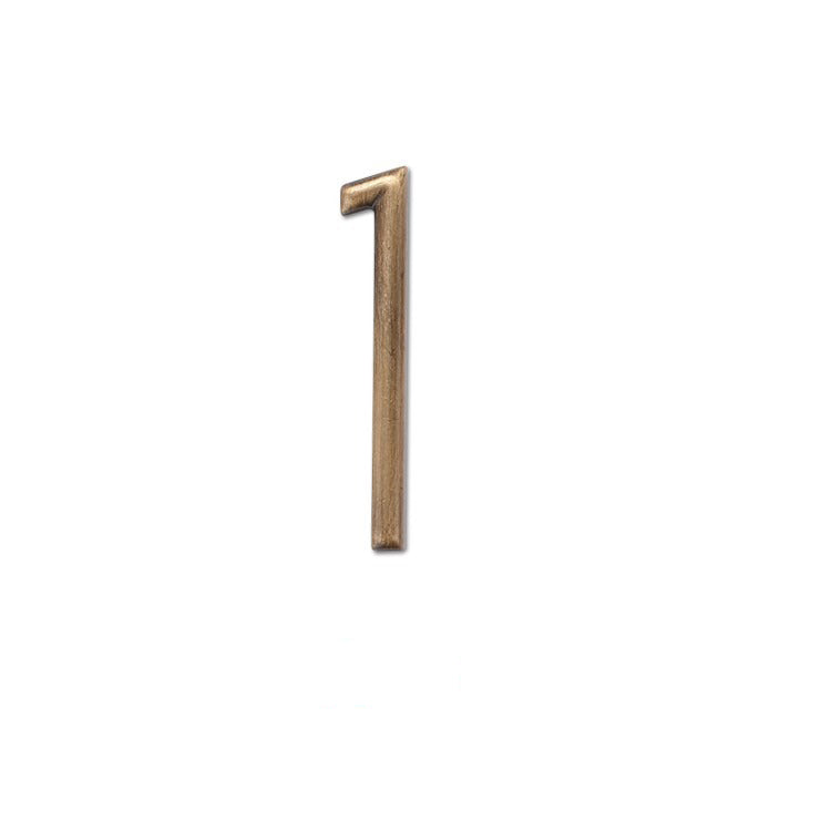 Custom Brass Numbers | Indoor & Outdoor – Elegant Finish
