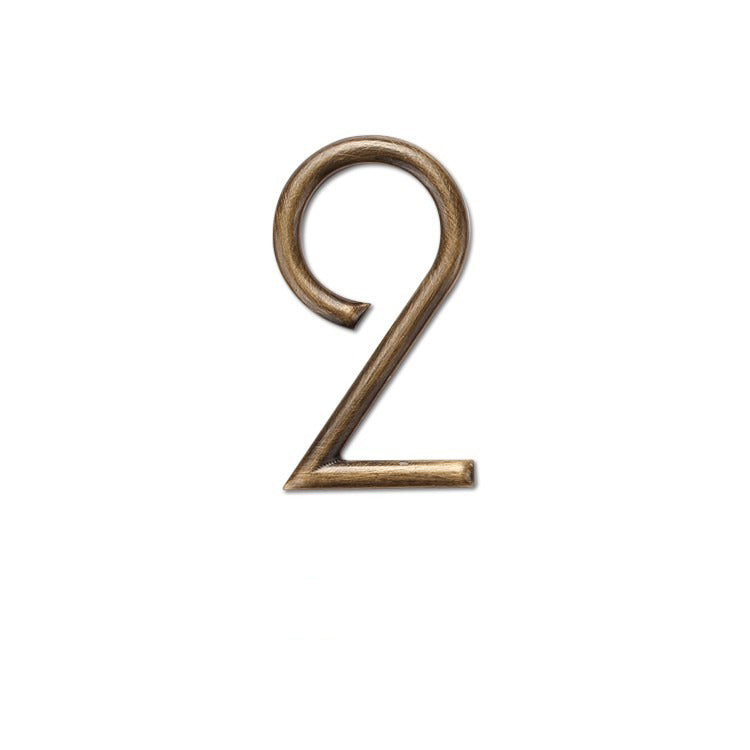 Custom Brass Numbers | Indoor & Outdoor – Elegant Finish