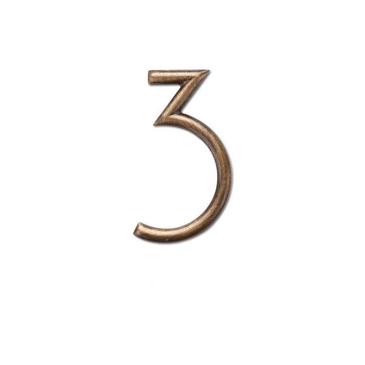 Custom Brass Numbers | Indoor & Outdoor – Elegant Finish