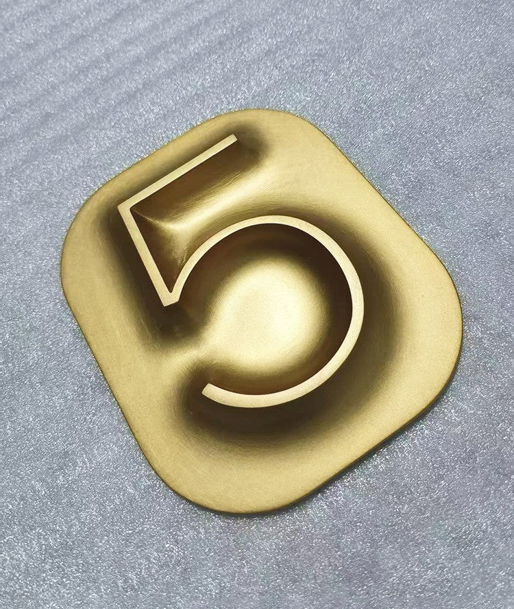Luxury Storefront | Solid Brass — Handcrafted Dimensional Letters