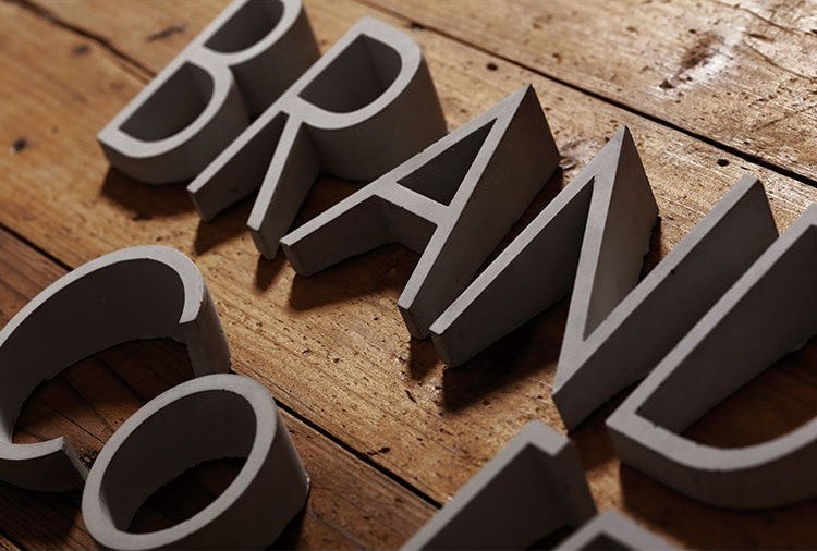 Frosted Stone Signage｜Plexiglass - Industrial Chic