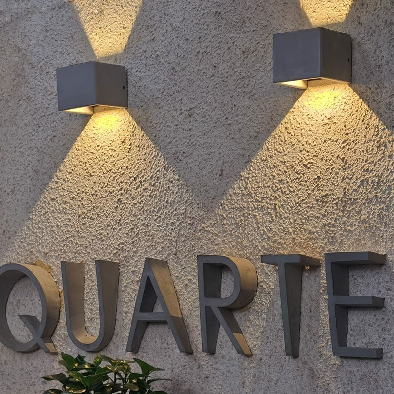 Frosted Stone Signage｜Plexiglass - Industrial Chic